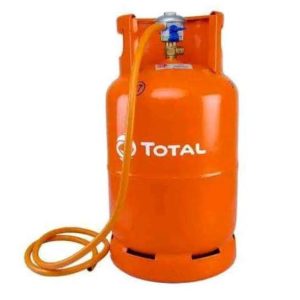 Total gas 13kg Filled Cylinder with regulator and 2 meters rubber pipe.