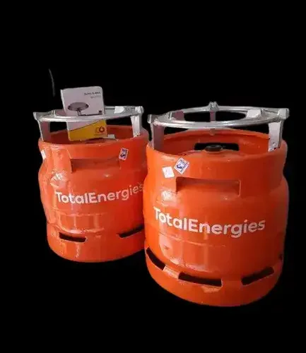 Total 6kg Filled cylinder with burner and grill - kegasdealers