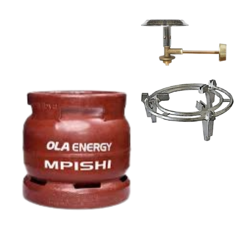 Mpishi 6kg Gas Cylinder Complete Set (Filled with Burner & Grill) — Wholesale & Retail - kegasdealers