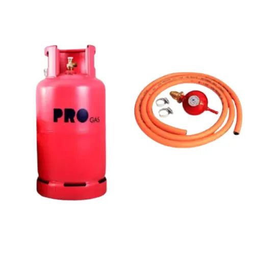 ProGas 13kg Cylinder with regulator and 3 meters rubber pipe